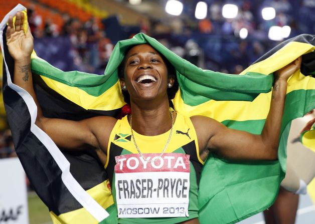 Both Jamaicans completed 100/200m doubles at the 2013 world championships in Moscow.