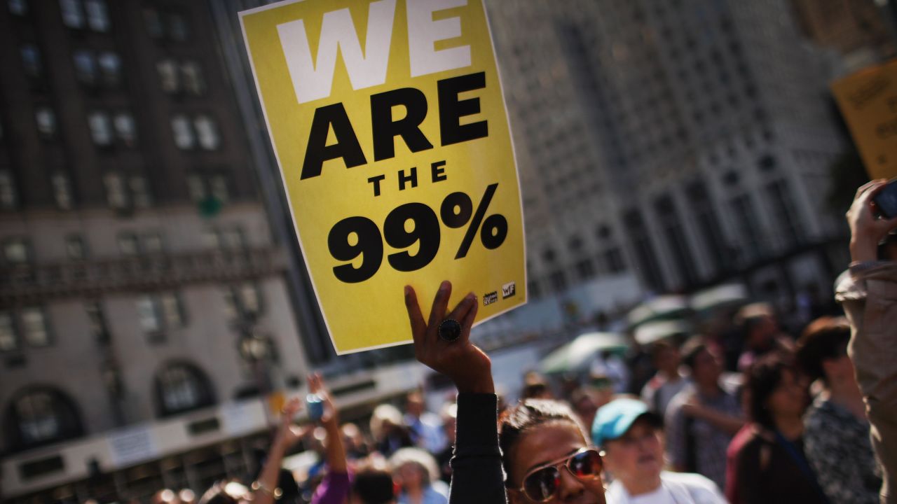 The Occupy protesters made the catchphrase "We are the 99%" part of the national conversation.