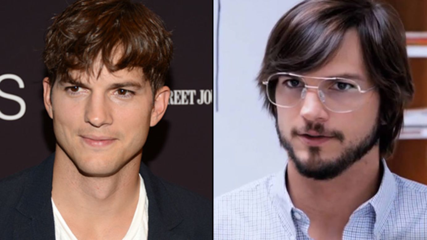 Ashton Kutcher tuvo la suerte de parecerse al primo lejano de Steve Jobs, por lo que su transformación no resultó muy difícil. Pero es increíble lo que puede hacer un corte de pelo, unos lentes y una barba, ¿no creen?