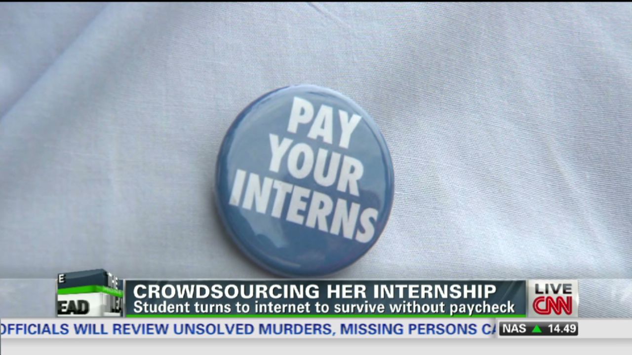 Can’t afford an internship? Try asking for donations CNN Politics