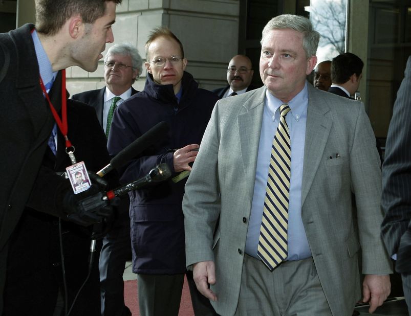 Former U.S. Rep. Bob Ney, a Republican from Ohio, was sentenced to 30 months in prison in 2007 after being convicted of conspiracy to commit fraud and making false statements to investigators.