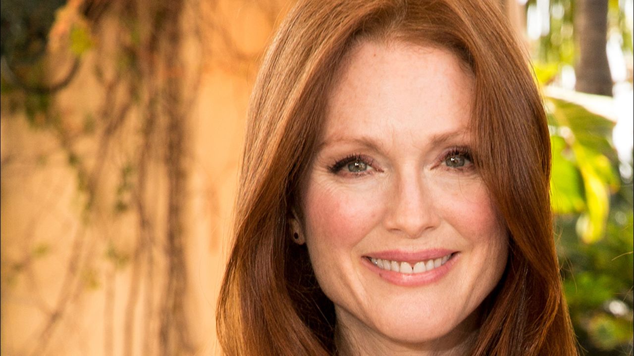 Julianne Moore is a ginger haired beauty at 53.