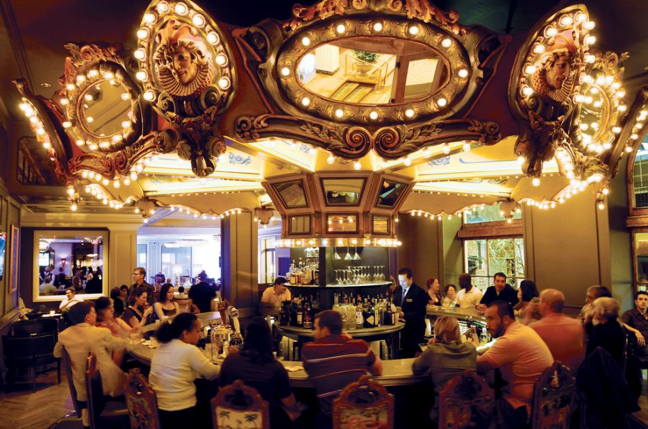 Built in 1886, this Beaux-Arts beauty recalls the glory days of New Orleans. Ernest Hemingway wrote about the revolving Carousel Bar & Lounge (pictured).