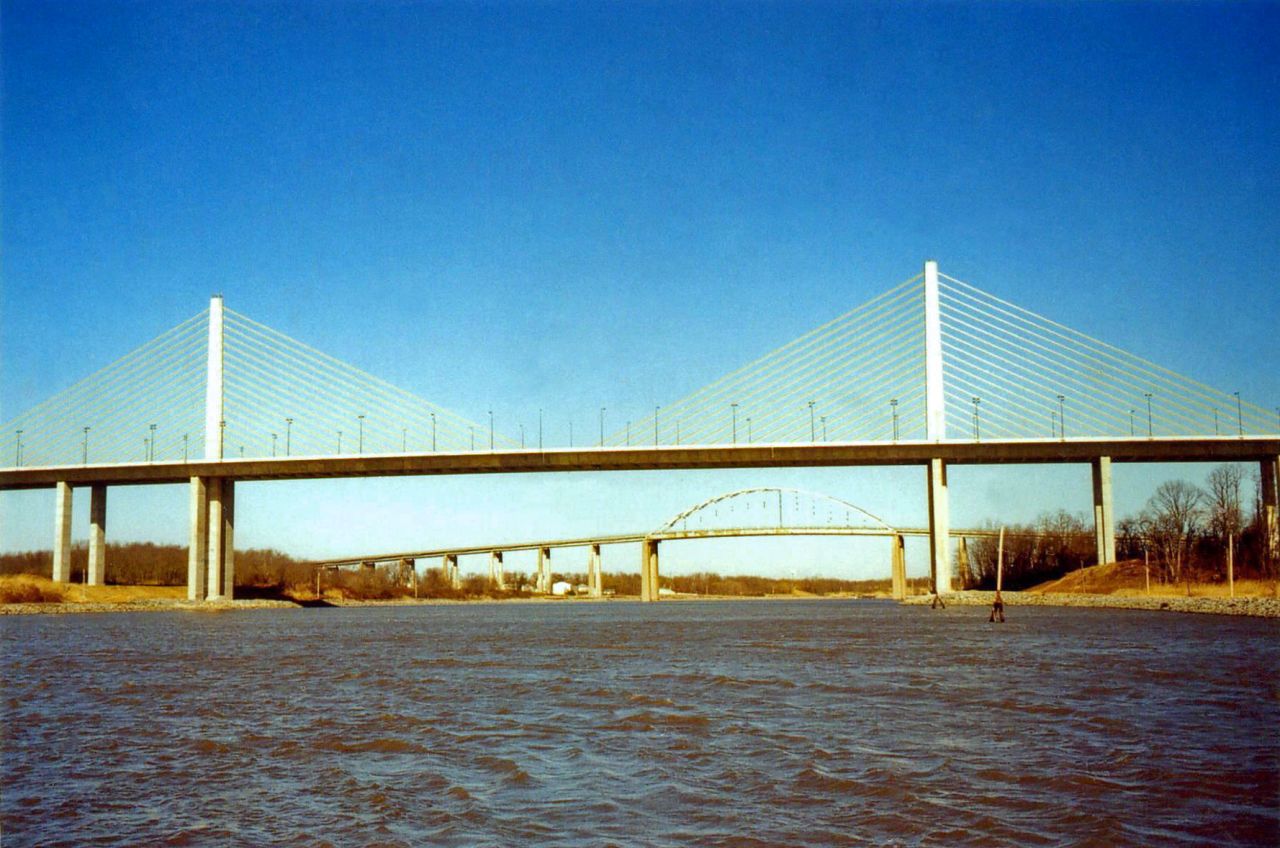 Delaware's Sen. William V. Roth Jr. Bridge, aka the C & D Canal Bridge, was dedicated in 2007 and named after the lawmaker who fathered the Roth IRA. The St. Georges Bridge is in the background.