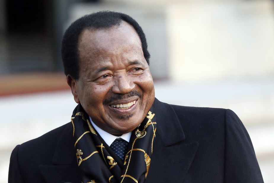 Cameroon's President Paul Biya is 80.