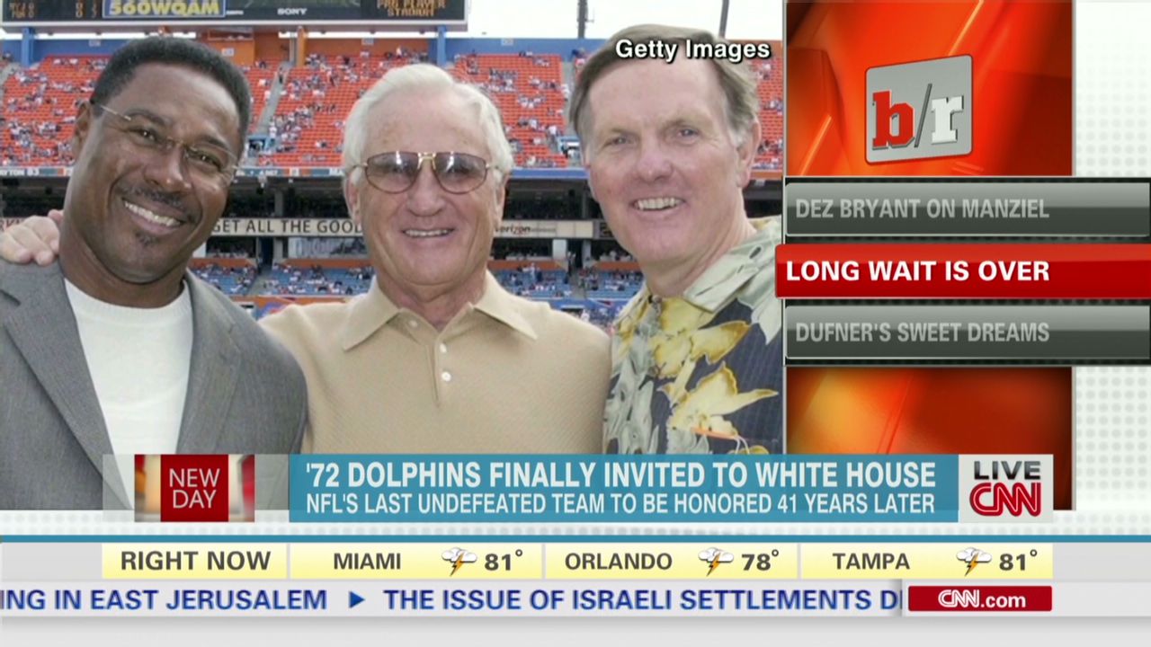 1972 Miami Dolphins finally heading to White House 