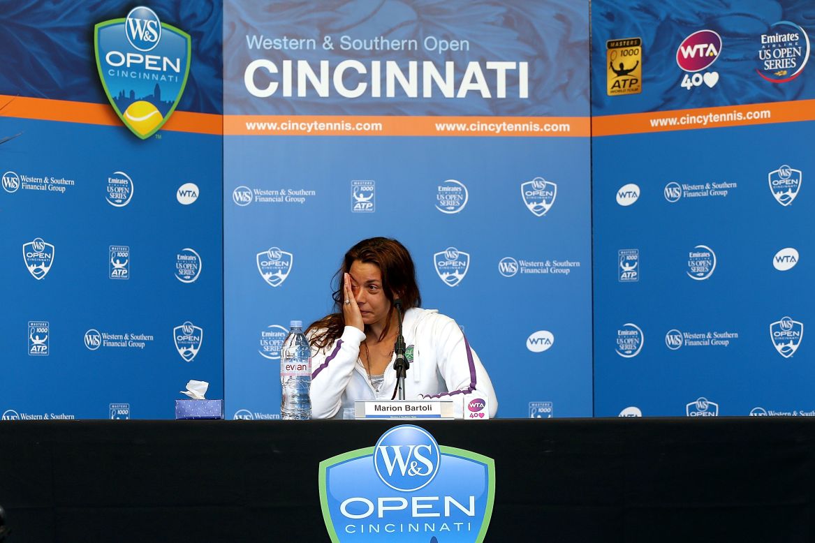 Wimbledon champion Marion Bartoli made a shock decision to quit tennis after losing her opening match at the Cincinnati Open on August 14.