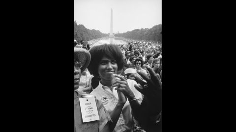 Though the most iconic shot from the March on Washington may be of King waving to the crowd, Freed moved throughout the crowd finding the faces that weren't seen in the papers.