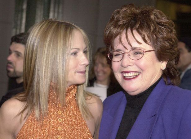 Actress Holly Hunter played King in a special TV film based on the Riggs match, which had a $100,000 winner-takes-all prize.
