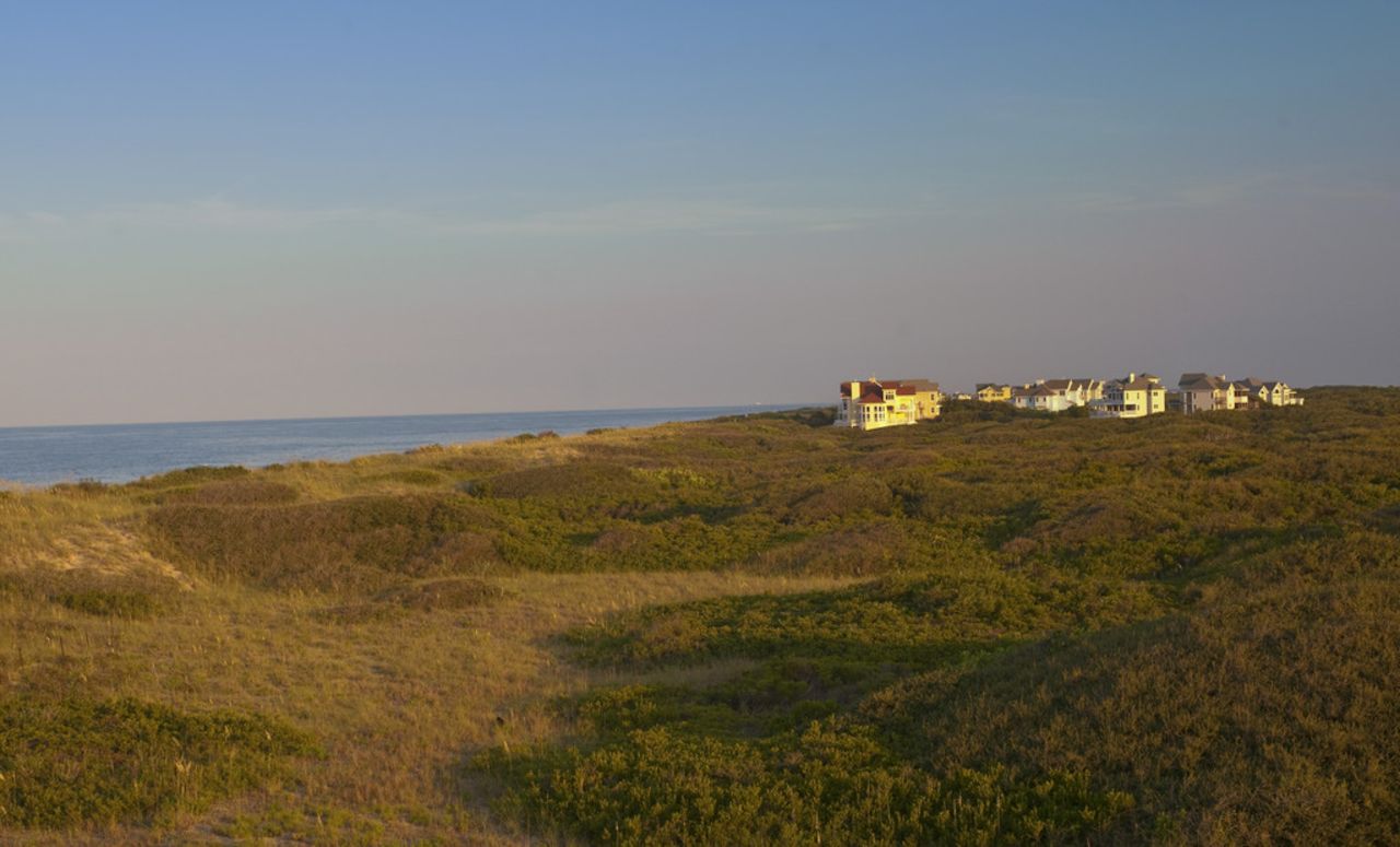 North of Nags Head on the Outer Banks, the area went undeveloped until the 1980s. 