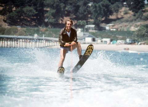 Ever wondered where the phrase "jumped the shark" came from? You can thank the "Happy Days" writers for that one. In 1977, the beloved show took a plot turn it couldn't recover from when Henry Winkler's Fonzie literally "jumped a shark" while water skiing.