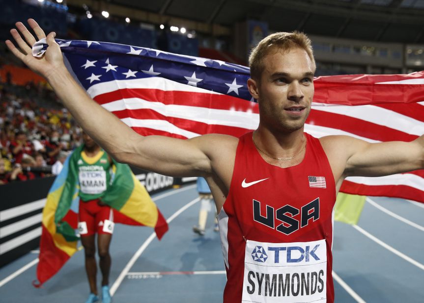 Russia's anti-gay laws were denounced by American Nick Symmonds after he won silver at the 2013 world athletics championships in Moscow. The 800-meter runner later posted on Twitter a picture of himself with the Russian LGBT sports federation.