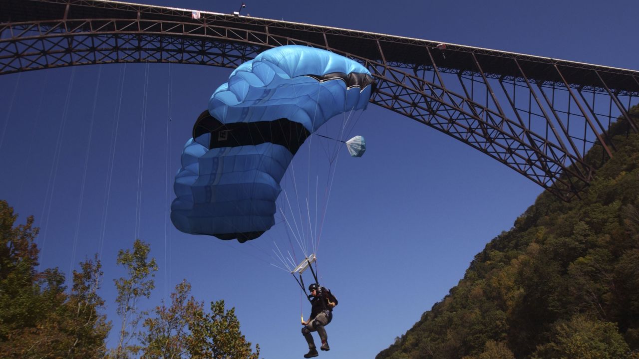 Hundreds jump off the third highest bridge in the U.S. each year at New River Gorge's Bridge Day celebration.