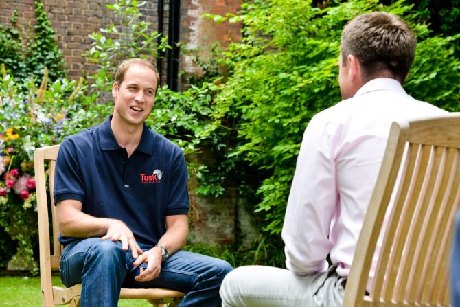 Max Foster said William didn't send out any messages about modern monarchy and came across as any new dad.