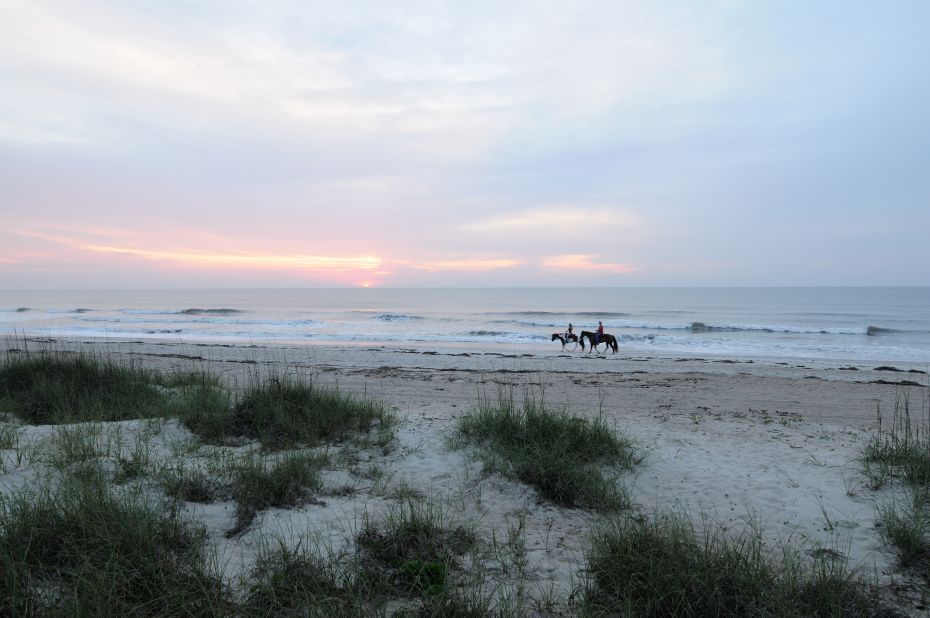 Less than an hour north of Jacksonville, Amelia Island boasts 13 miles of beaches.