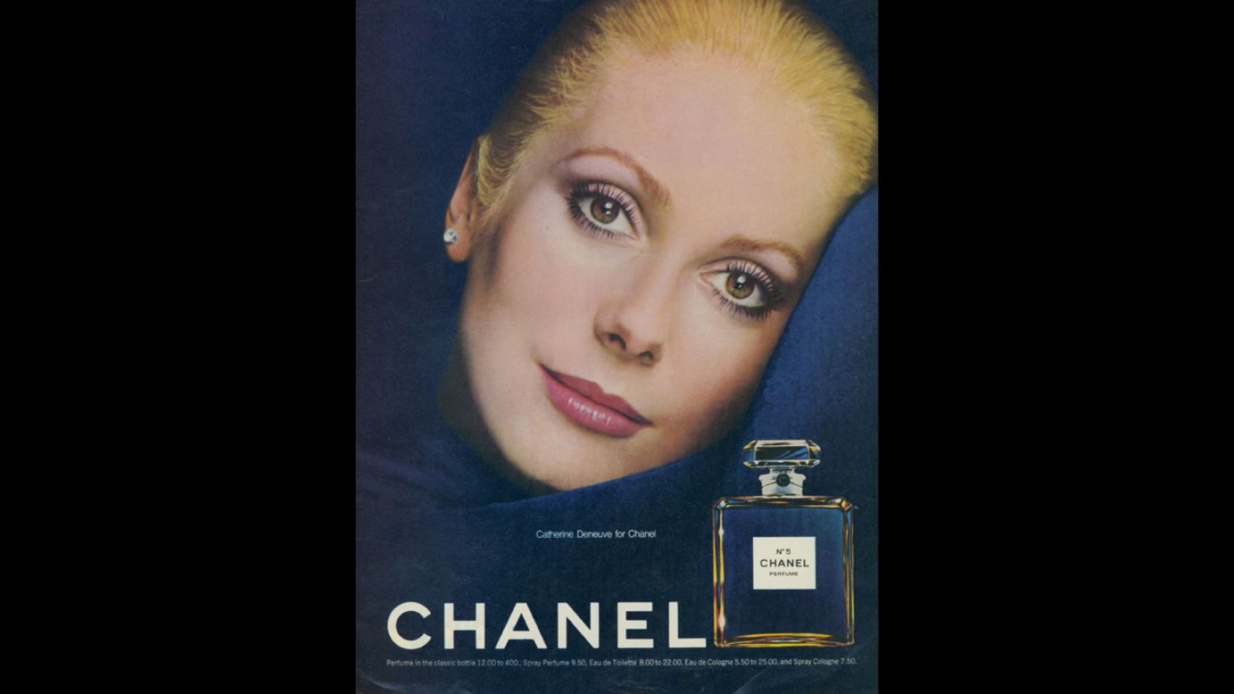 Actress Catherine Deneuve appeared in <a href="http://www.youtube.com/watch?v=TGVNGoMXE2c" target="_blank" target="_blank">film and print advertisements</a> for the storied fragrance in 1973.