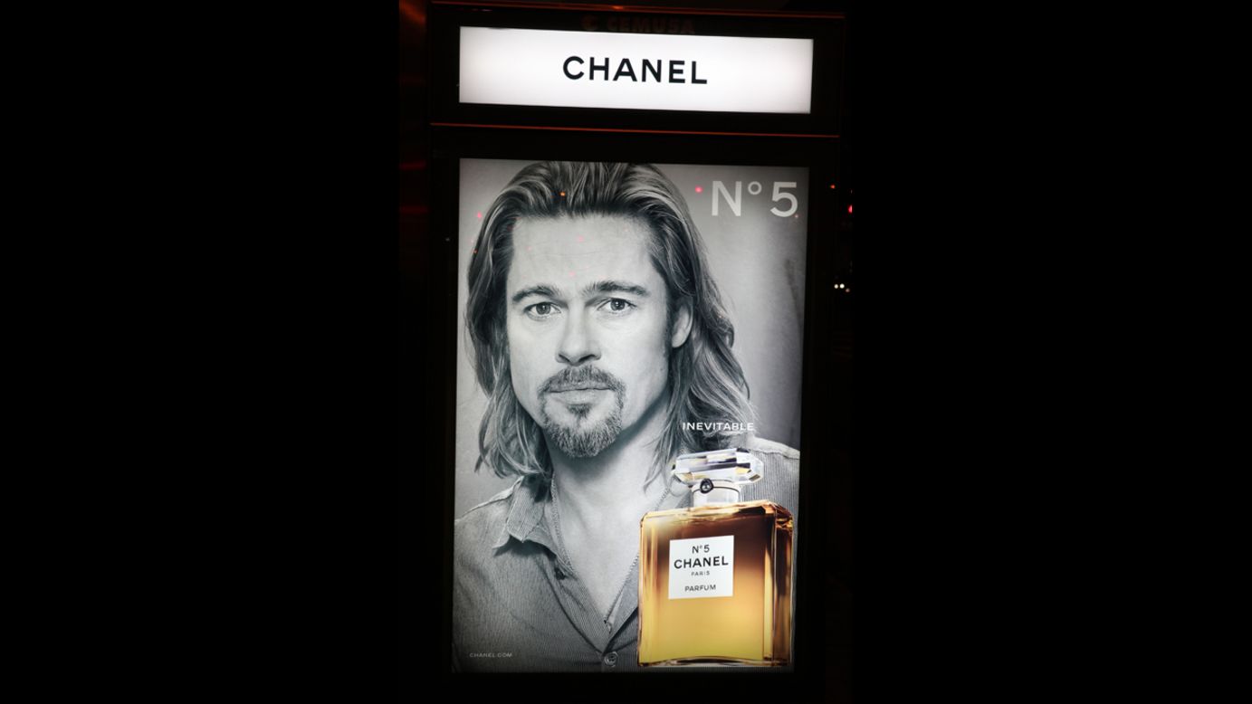 Brad Pitt for Chanel's No5 campaign….the smell of disaster