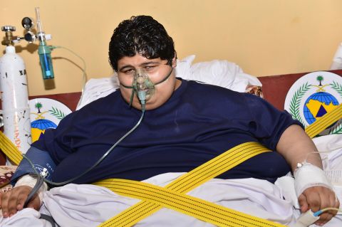 In 2013, 610kg Saudi Arabian Khalid bin Mohsen Shaari made international news. He was an extreme example of the Middle East's obesity epidemic.