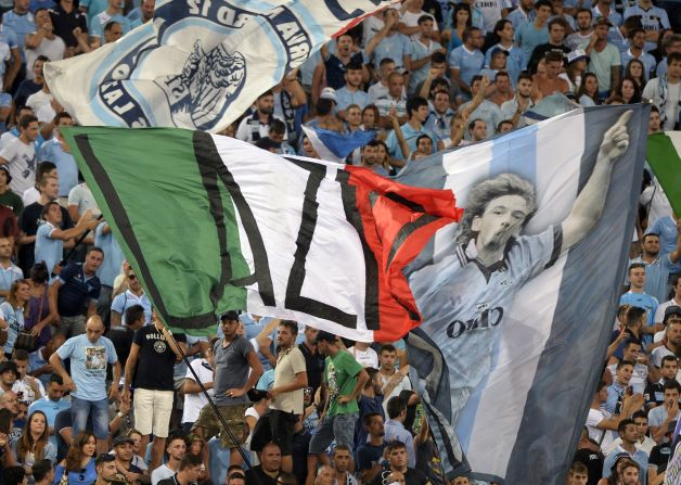 Lazio fans have been punished for racism offenses on numerous occasions over the last 12 months. The club's famous Curva Nord, where Lazio's "ultra" fans sit, has been closed by authorities in an attempt to stamp out racist chanting.