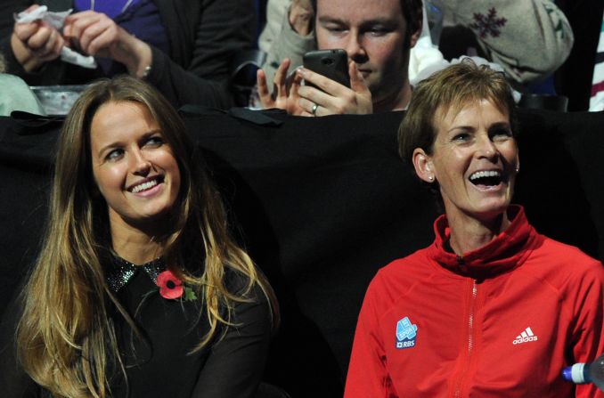 Judy is often accompanied by Andy's girlfriend, Kim Sears, at tennis tournaments around the world. Sears' dad, Nigel, is a prominent tennis coach. 