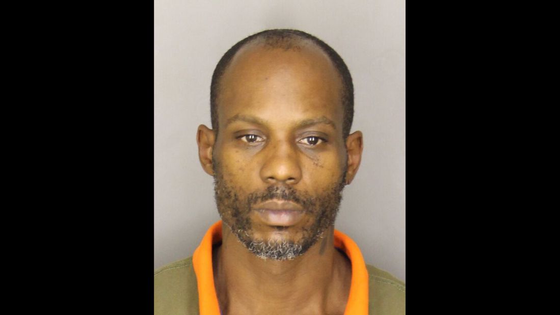 Rapper DMX was arrested in South Carolina and held for three hours in November 2013 before posting bail on charges of driving with a suspended license and having no car tag or insurance, according to the Spartanburg County Detention Center website. DMX, whose real name is Earl Simmons, has been arrested three times in the state since July 2013.