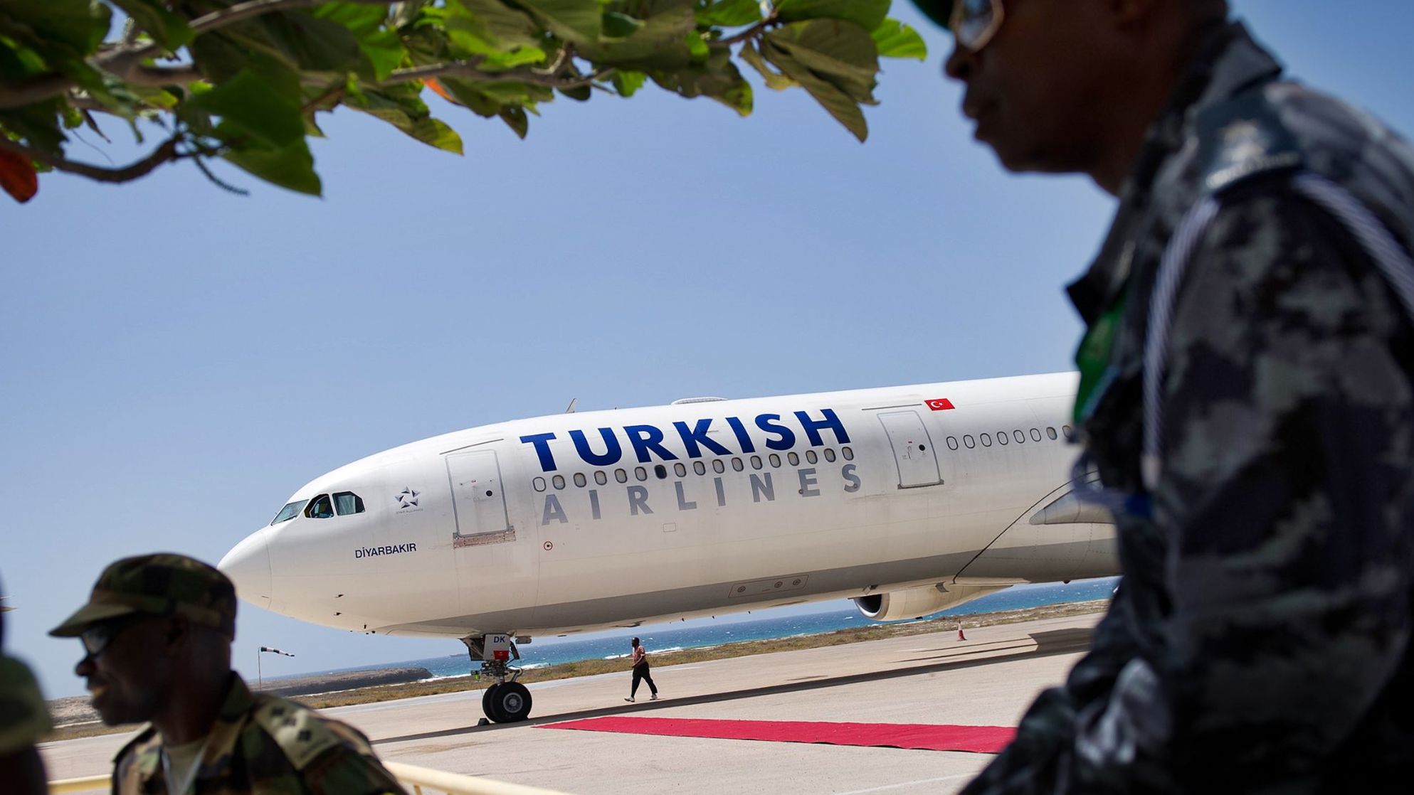 Despite being classified as a hostile destination, many carriers, like Turkish Airlines, are flying to Somalia's capital, Mogadishu.