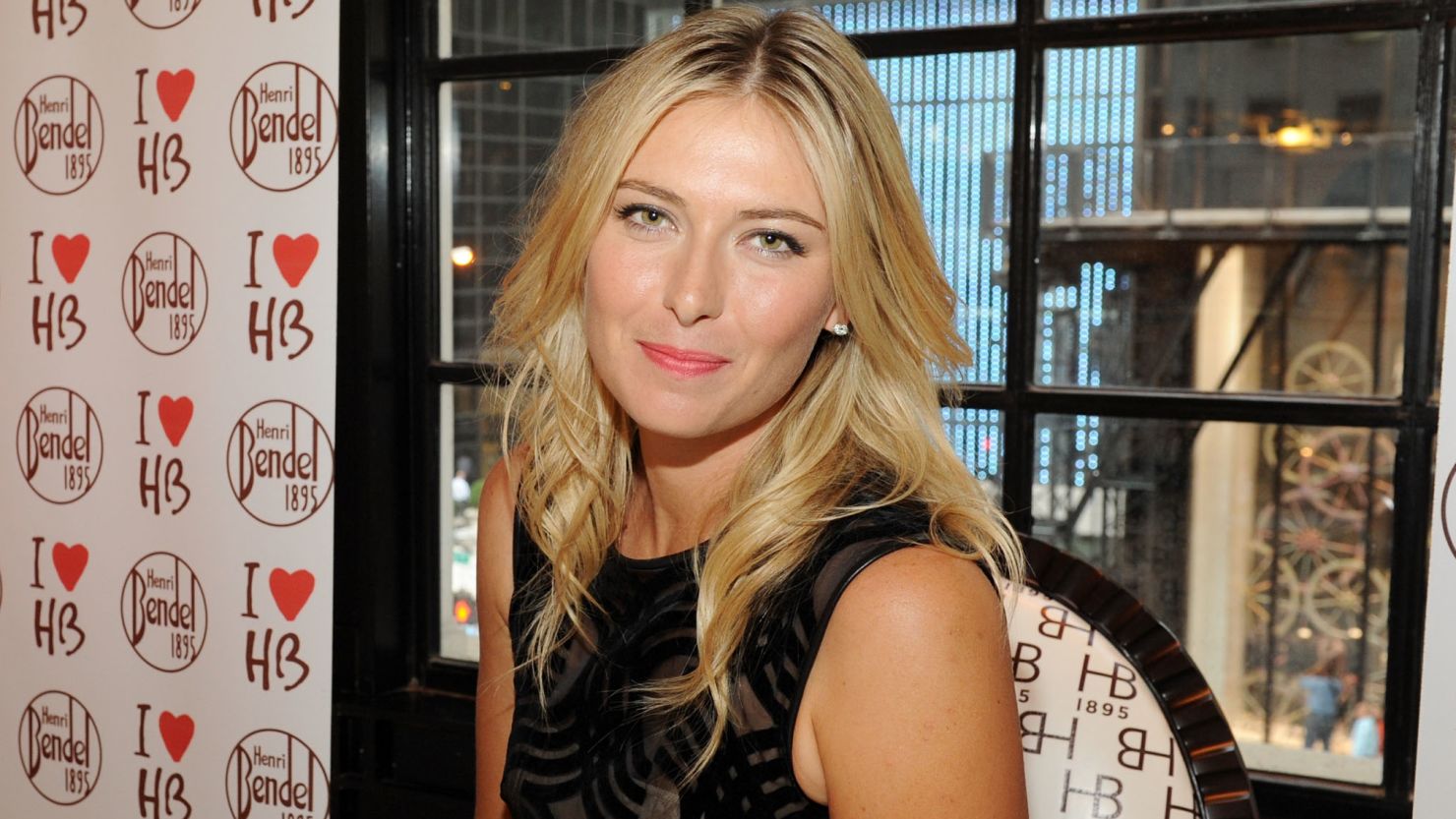 World No. 3 Maria Sharapova was promoting her range of candy in New York ahead of the tournament.