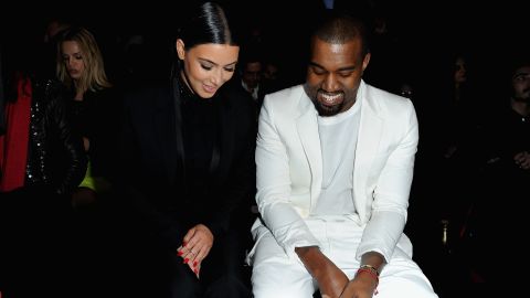 While momager Kris Jenner believes Kim and Kanye are a match made in heaven, we think they're more like two peas in a pod. Notice how often they coordinate their outfits, like they did here at a fashion show in March 2013?