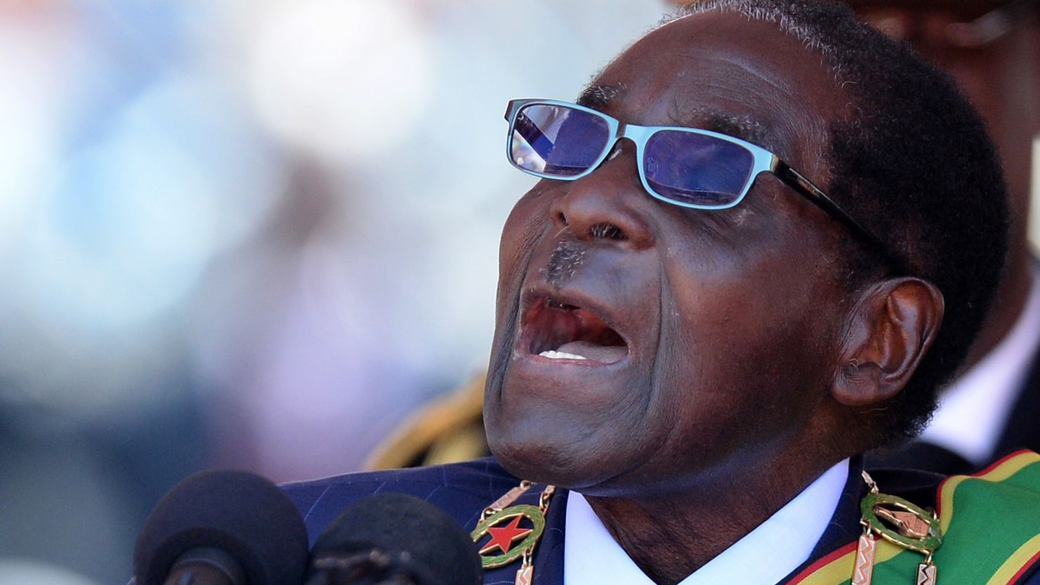 Zimbabwe's President Robert Mugabe, seen in a photo from 2013, will turn 92 in February.