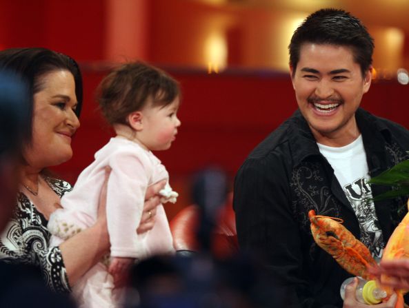 Thomas Beatie, right, made headlines as "the pregnant man" when he <a href="index.php?page=&url=http%3A%2F%2Fwww.cnn.com%2F2008%2FUS%2F11%2F18%2Flkl.beatie.qanda%2F">gave birth</a> to his daughter, Susan, in 2008. Beatie wrote a book about his experience called "Labor of Love: The Story of One Man's Extraordinary Pregnancy."