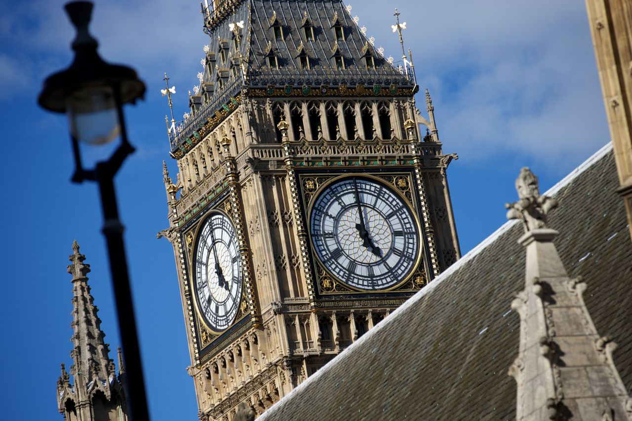 <strong>Big Ben, The Elizabeth Tower, Palace of Westminster, London</strong><br /><strong>Completed: </strong>1859<br /><strong>Height: </strong>96 meters (315 feet)<br /><strong>Special tour</strong><br />Tour is <a href="http://www.parliament.uk/visiting/visiting-and-tours/tours-of-parliament/bigben/" target="_blank" target="_blank">only available to UK residents</a> who have arranged it through their local MP or a Member of the House of Lords. <br /><strong>Special feature</strong><br />The four clock dials each feature a Latin inscription that translates to "O Lord, save our Queen Victoria the First." <br /><em>More facts on the next slide.</em>