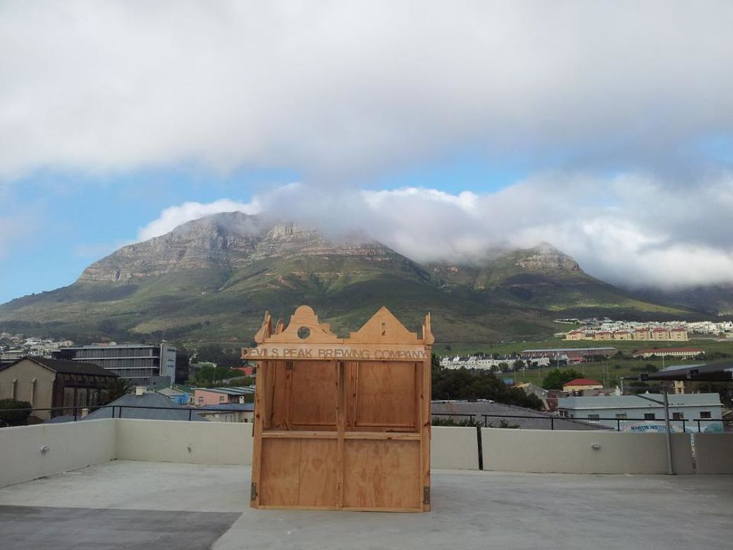 The brewery is named after Devil's Peak mountain, which looms over Cape Town.