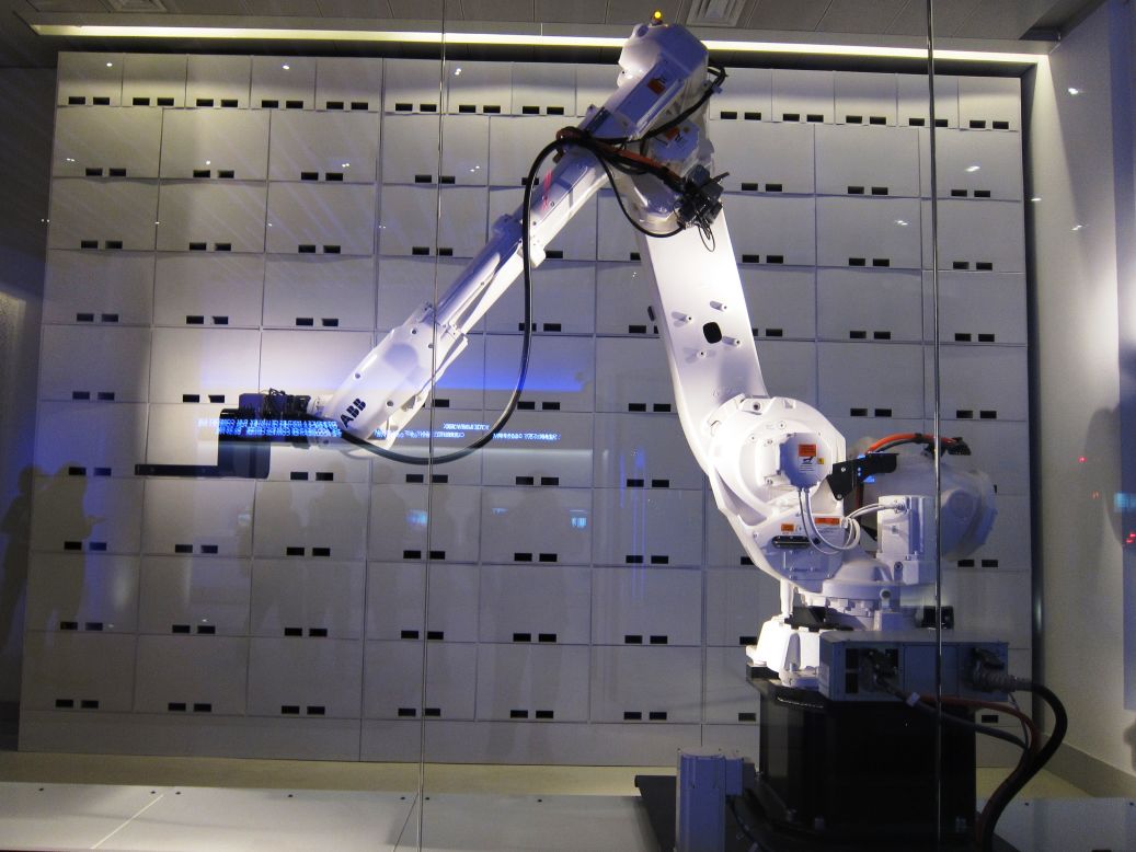 Hotels around the world are using tech in surprising ways. The Yotel brand puts much of the check-in experience in the hands of its guests. This is particularly true at Yotel New York, where electronic check-in terminals dispense room keys and guest luggage is stored with the aid of a giant robot arm. 