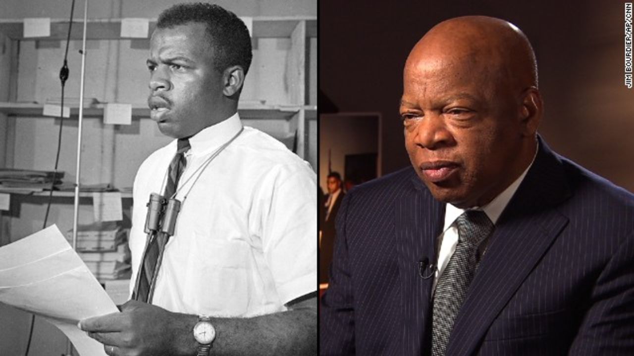 John Lewis was the youngest speaker at the march, and is the only speaker still alive today.