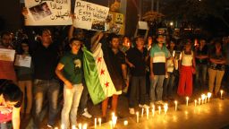 syria chemical weapons protest