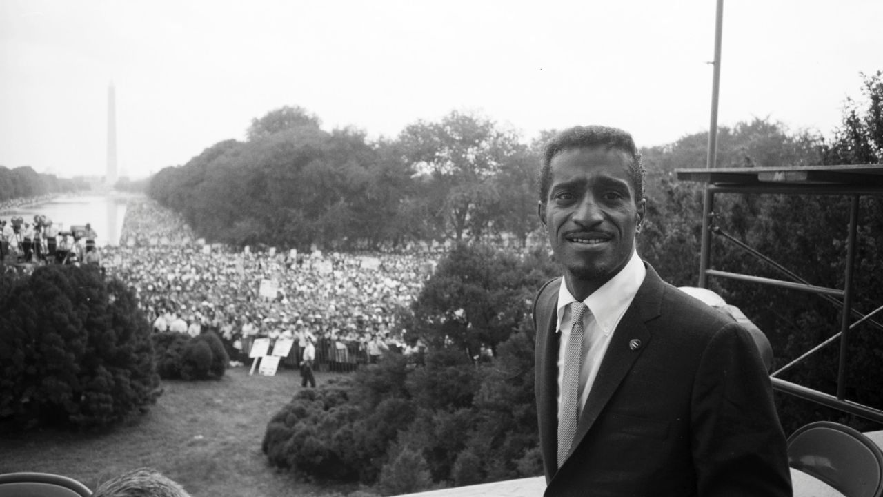 Sammy Davis Jr. was among the celebrities at the March on Washington. Bond recalls serving him a Coca-Cola.