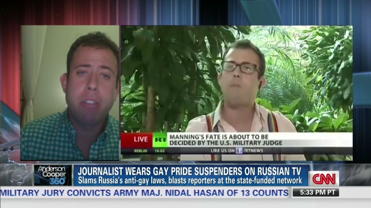 Gay journalist punks Russian TV | CNN