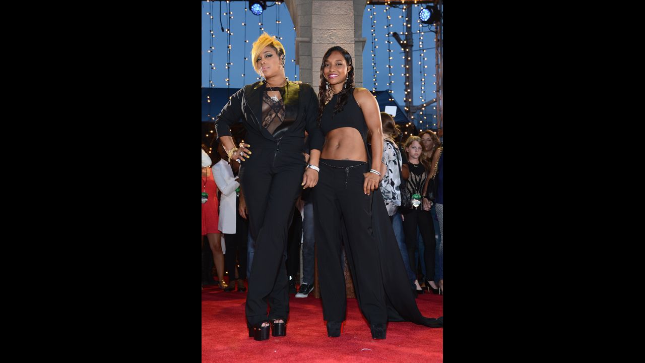 Tionne "T-Boz" Watkins and Rozonda "Chilli" Thomas of TLC