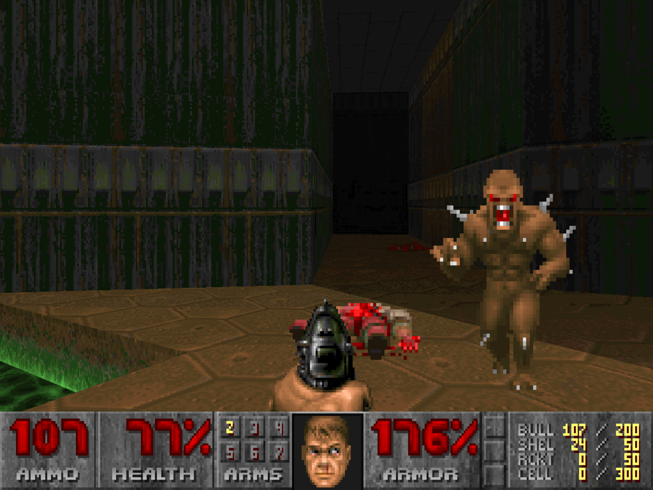 Doom (1993) es un videojuego en la tradición de Mortal Kombat.