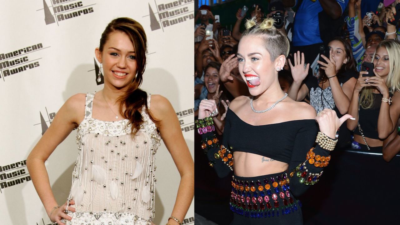 La evolución de Miley Cyrus, de Hannah Montana a su polémico "twerking"