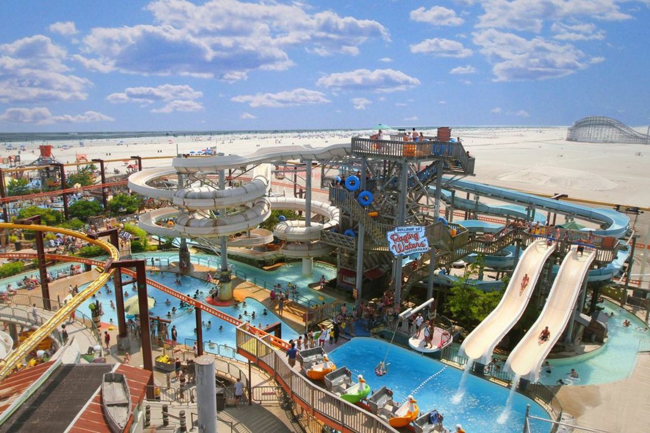 This Labor Day weekend, pay a visit to one of New Jersey's many beachside waterparks, like Raging Waters at Morey's Piers in Wildwood, for a fun way to cool off in the hot summer sun.