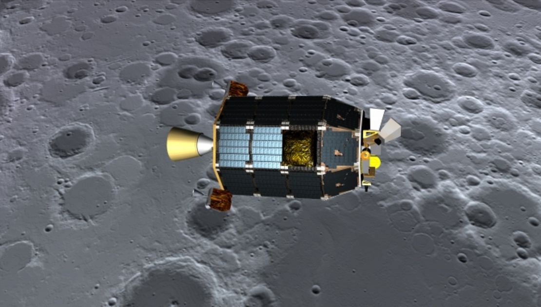 The scientists used data from LADEE, a robotic craft that studied the moon from orbit up through 2014.