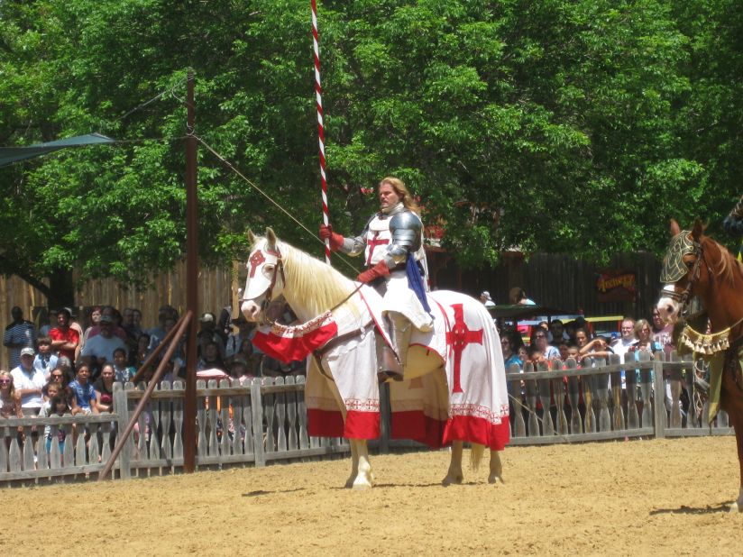 The yearly Scarborough Faire Renaissance Festival in Waxahachie, Texas attracts nearly 250,000 attendees over eight consecutive weekends. The festival is set in the year of 1533, when King Henry XIII and Anne Boleyn were wed.  