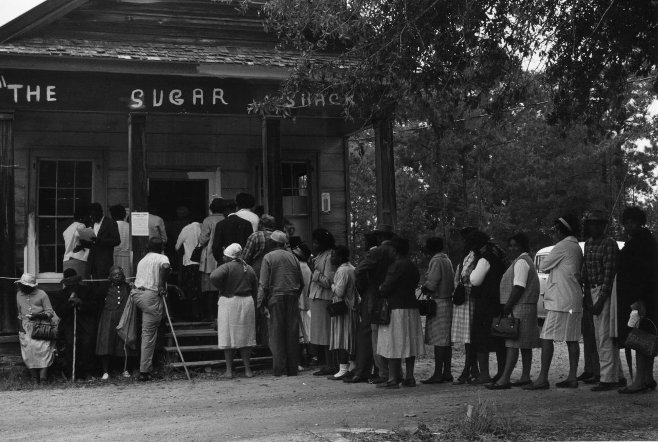 <strong>The 1965 Voting Rights Act:</strong>  After its passage, African-Americans flocked to the polls and reshaped the political environment. 