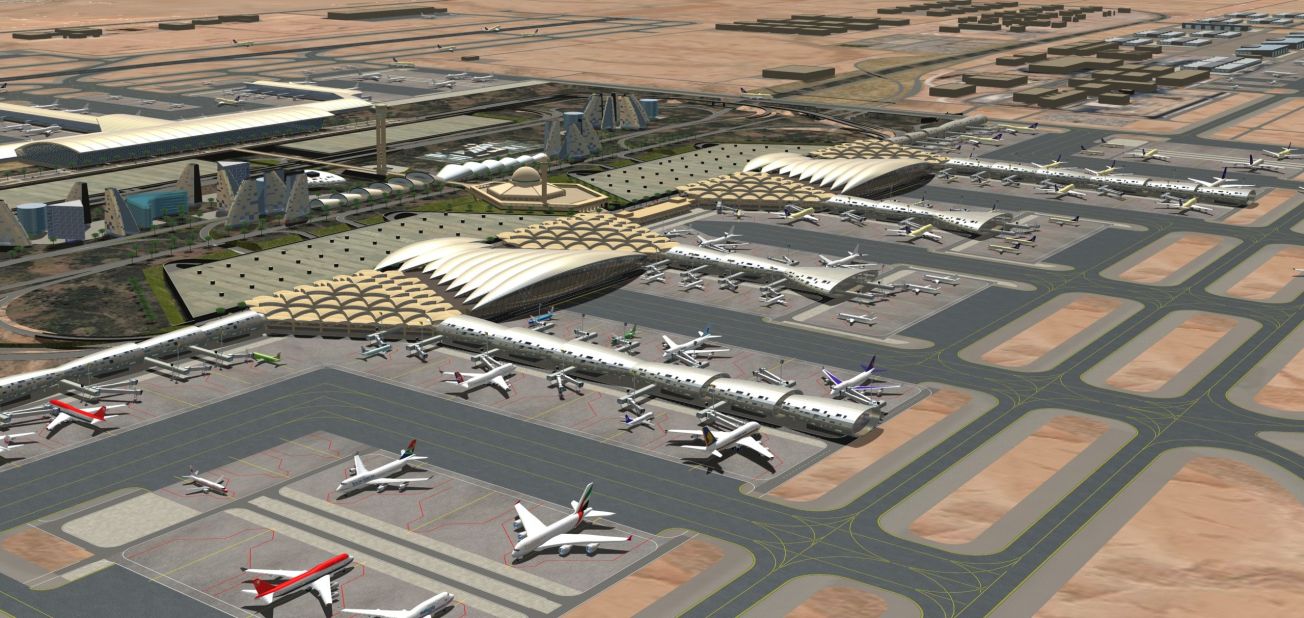 Riyadh's main airport, King Khaled International, is undergoing an $800 million expansion. The new airport will be able to handle 50 million passengers annually, in keeping with the country's 5% annual growth. 