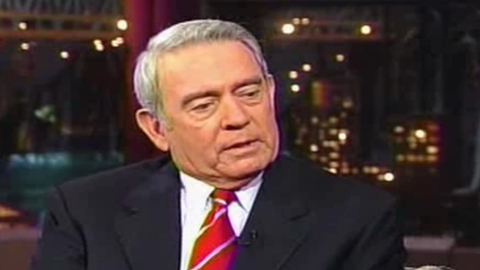 Letterman's first show after the September 11 attacks was an understandably subdued and emotional episode. The monologue was skipped in favor of honoring those lost in the attack. Dan Rather was one of the night's guests, and he memorably couldn't hold back tears as he recited "America the Beautiful."