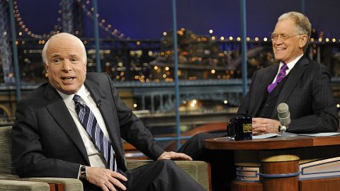 After initially trying to skip out on Letterman's show in 2008, John McCain finally made it into the hot seat that October. The politician was faced with chatting up a man who roasted him for his cancellation in an earlier monologue. <a href="http://www.cnn.com/2008/POLITICS/10/17/mccain.letterman/">Both moments were deliciously squirmy TV</a>.