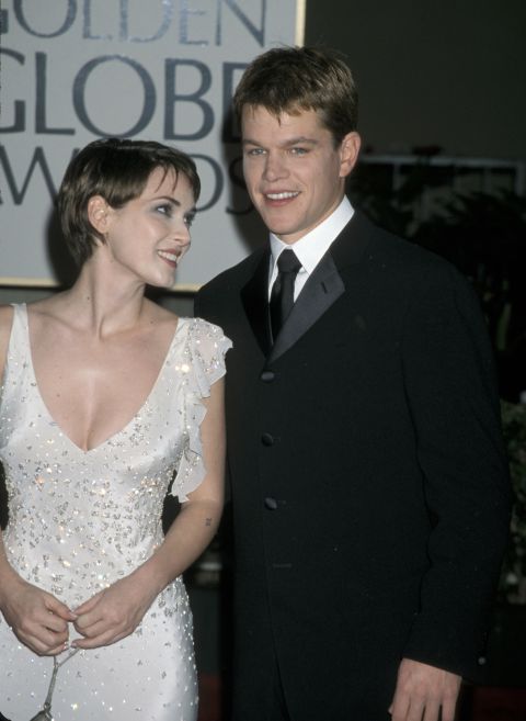 Perhaps it's because of the timing -- Matt Damon's career was just taking off with "Good Will Hunting" when he hooked up with Winona Ryder -- but it's easy to forget these two were a serious couple between 1997 and 2000. 