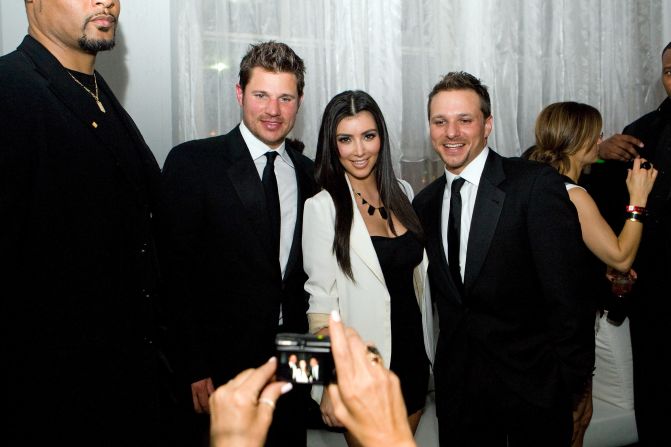 Yes, before Kanye, Kris or Reggie, Kim Kardashian apparently had a little something going with Nick Lachey after his 2005 divorce from Jessica Simpson. Lachey told <a href="index.php?page=&url=http%3A%2F%2Fwww.details.com%2Fcelebrities-entertainment%2Fmusic-and-books%2F201305%2Fnick-lachey-98-degrees-tour" target="_blank" target="_blank">Details magazine</a> that they had a date in 2006, but he thinks it was a ploy for Kardashian to be seen with an MTV-famous boy band member. 