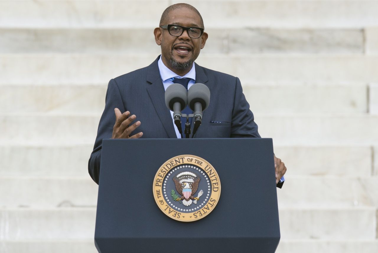 Actor Forest Whitaker speaks.